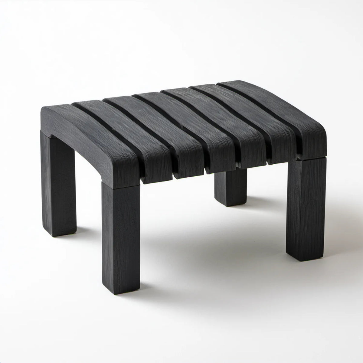 Czarny stolik pomocniczy z polipropylenu PP 45 x 45 x 45 cm