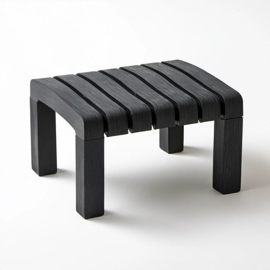 Czarny stolik pomocniczy z polipropylenu PP 45 x 45 x 45 cm